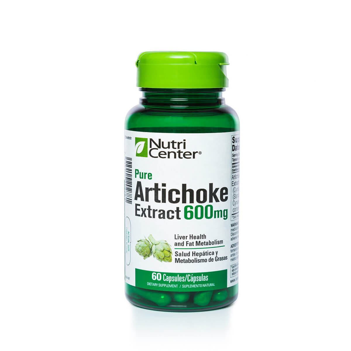 Pure Artichoke Extract 600mg Nutricenter