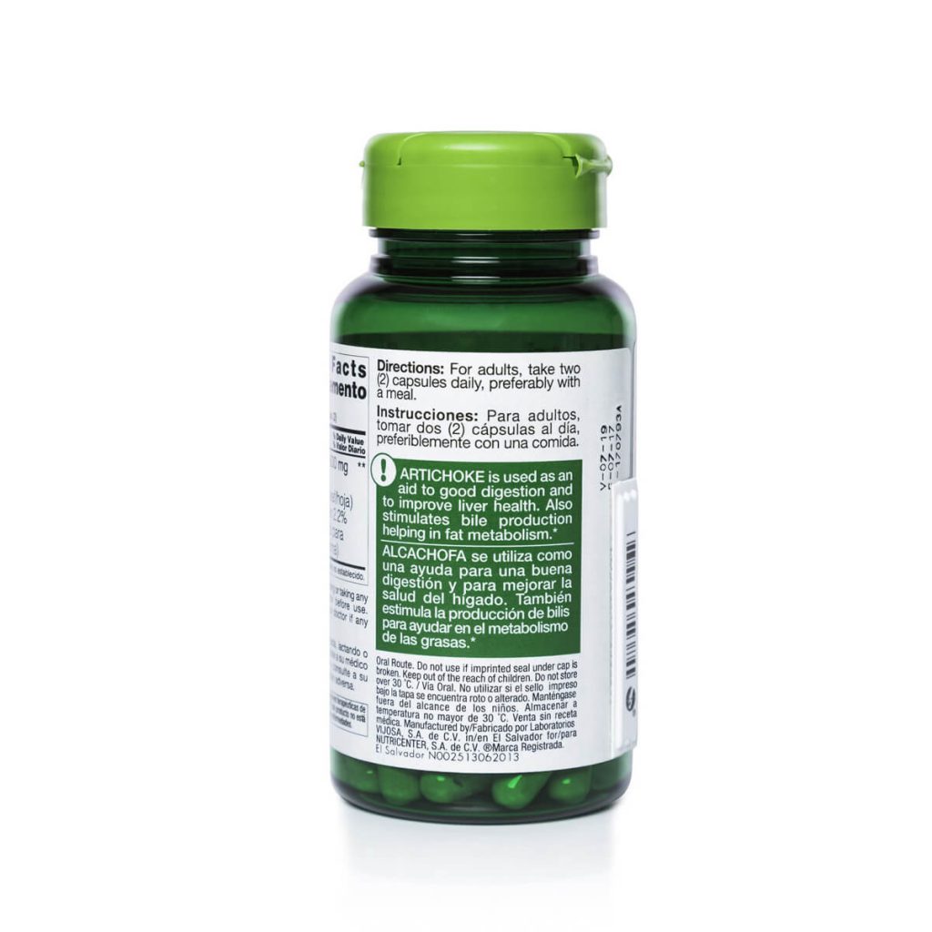Pure Artichoke Extract 600mg Nutricenter