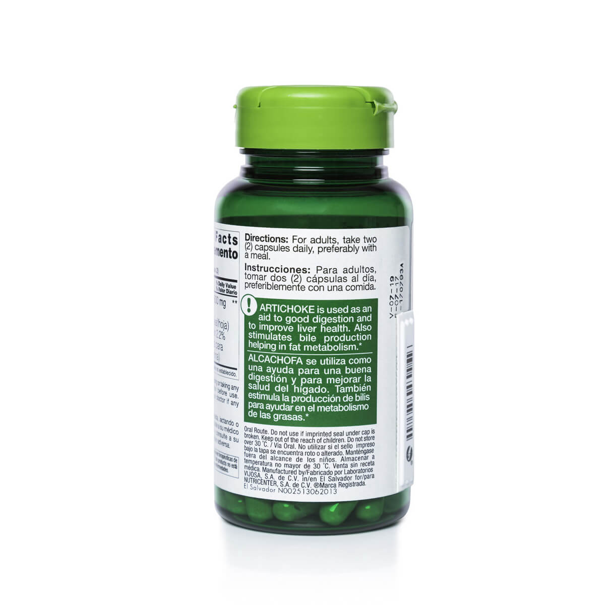 Pure Artichoke Extract 600mg Nutricenter