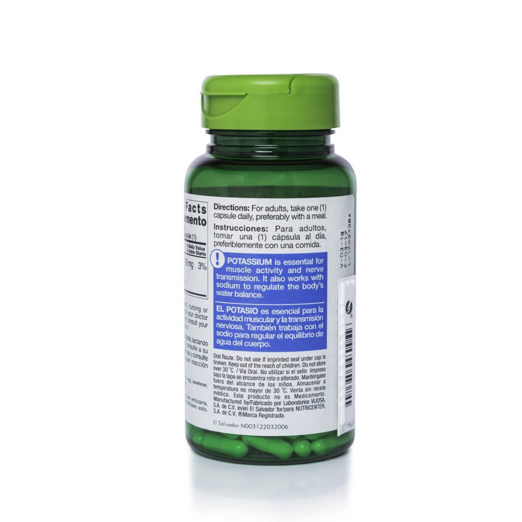 Potassium 99mg Nutricenter