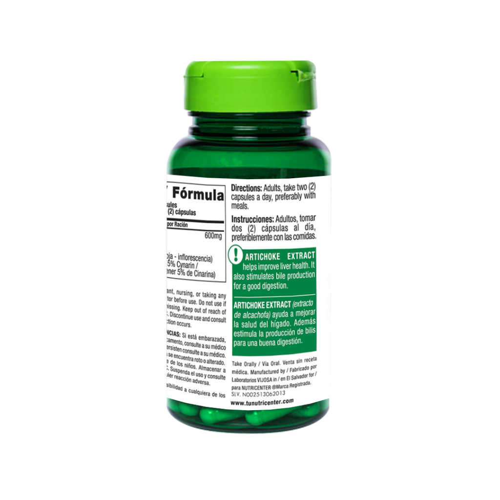 Pure Artichoke Extract 600mg Nutricenter