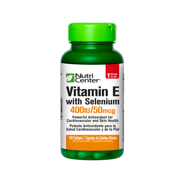 Vitamin E with Selenium 400I.U/50mcg