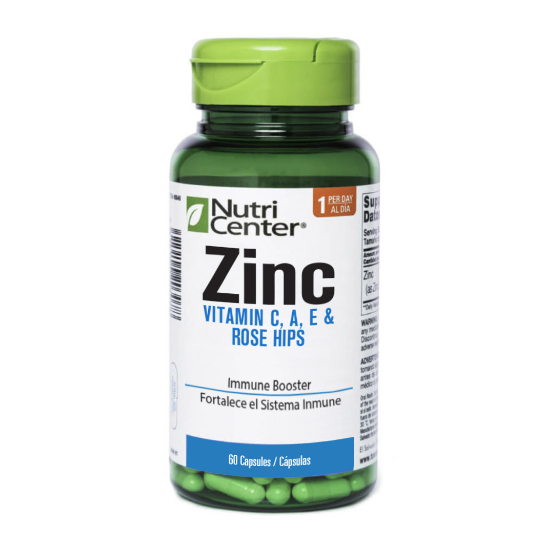 Zinc Vitamin C, A, E & rose hips Nutricenter