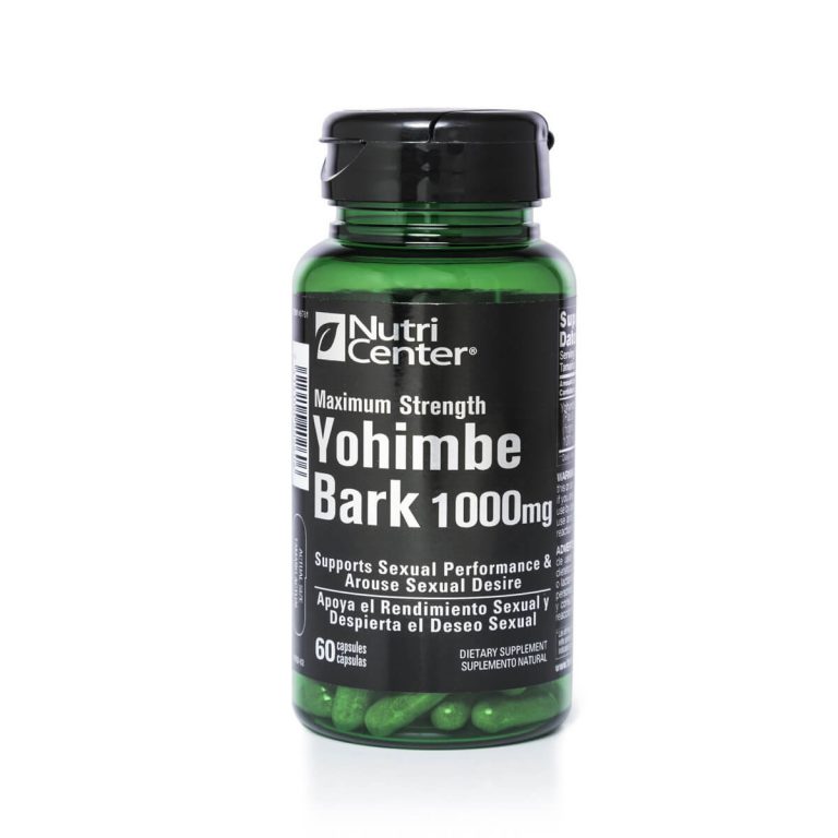 Maximum Strength Yohimbe Bark 1000mg Nutricenter